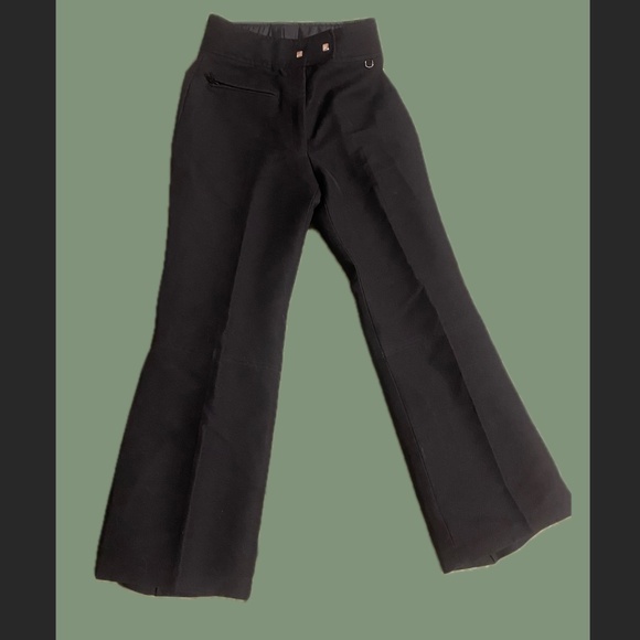 Unique Vintage Pants - SKITIQUE International Women's Black Ski Pants